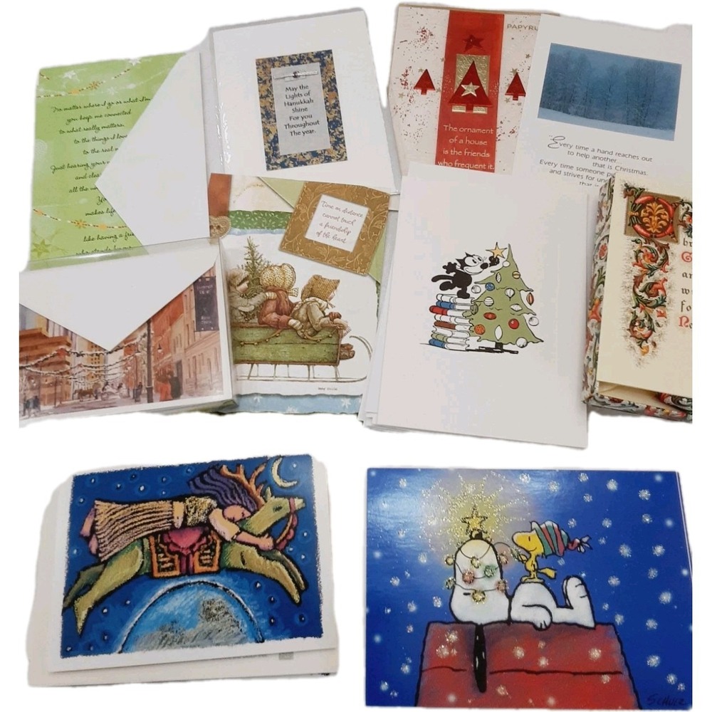 Holiday Geeting Cards Lot 29 Graphique De France Froala SCW Papyrus Hallmark